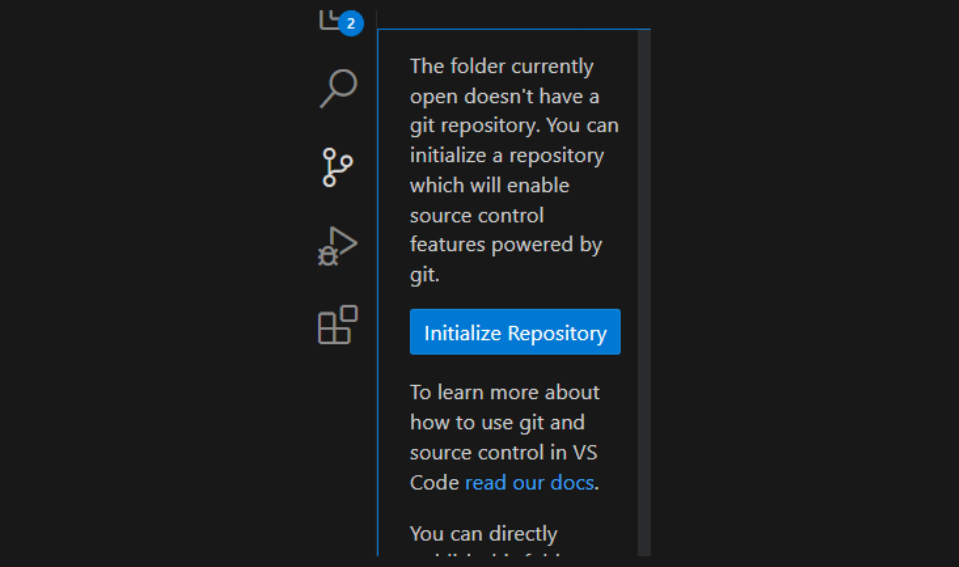 Initialize repository in github